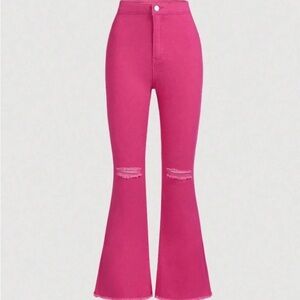 Hot pink Teen bell bottoms